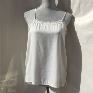 White Silk Top